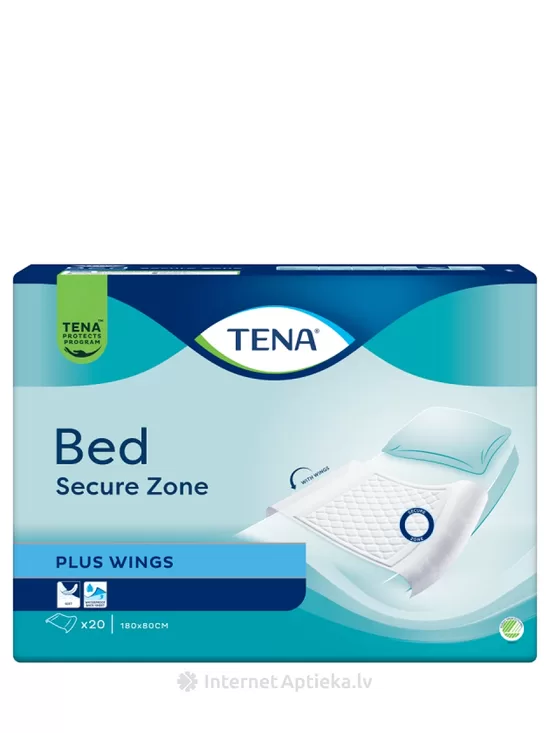 TENA Bed Plus Wings aizsargpalagi 180 x 80 cm, 20 gb.
